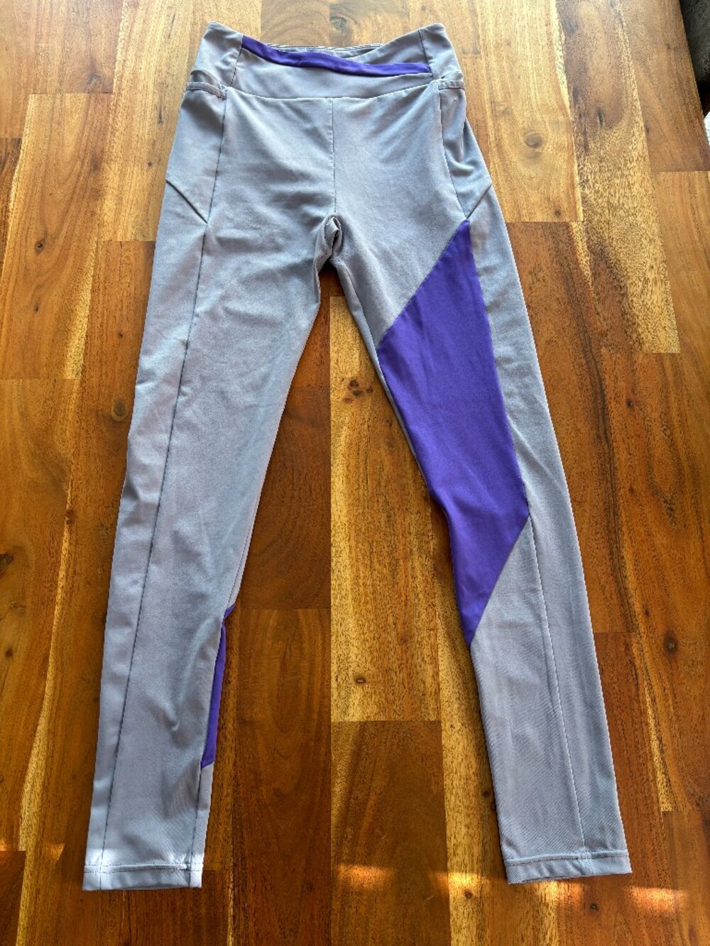 Gymshark Asymmetric High Rise Crossover Leggings - Steel Blue Indigo - Medium